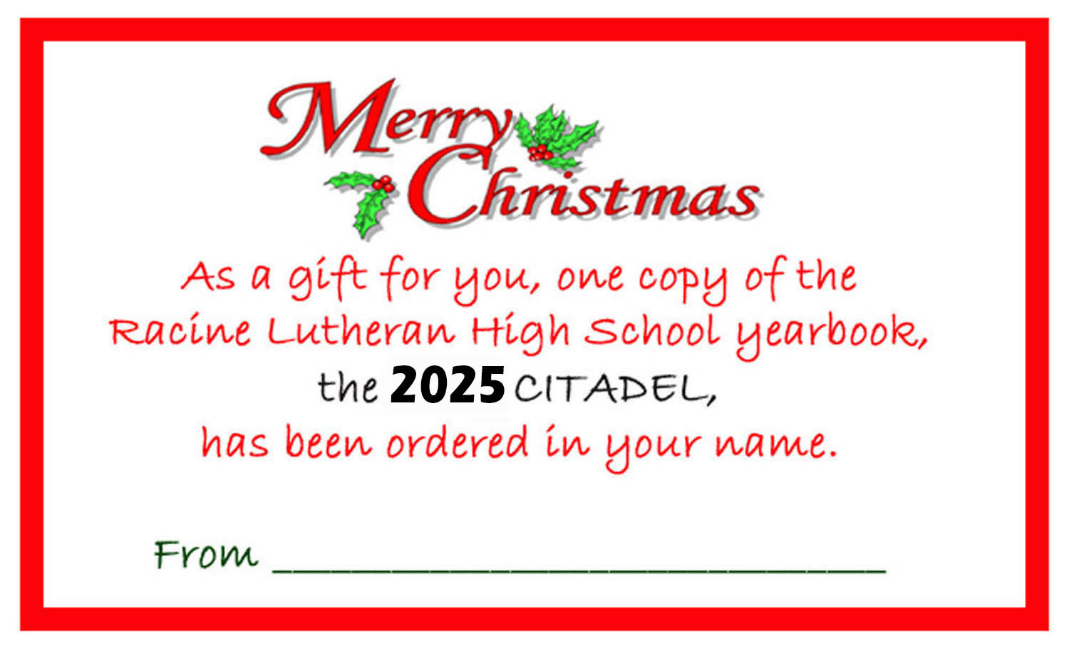 2025 YRBK Christmas Certificate